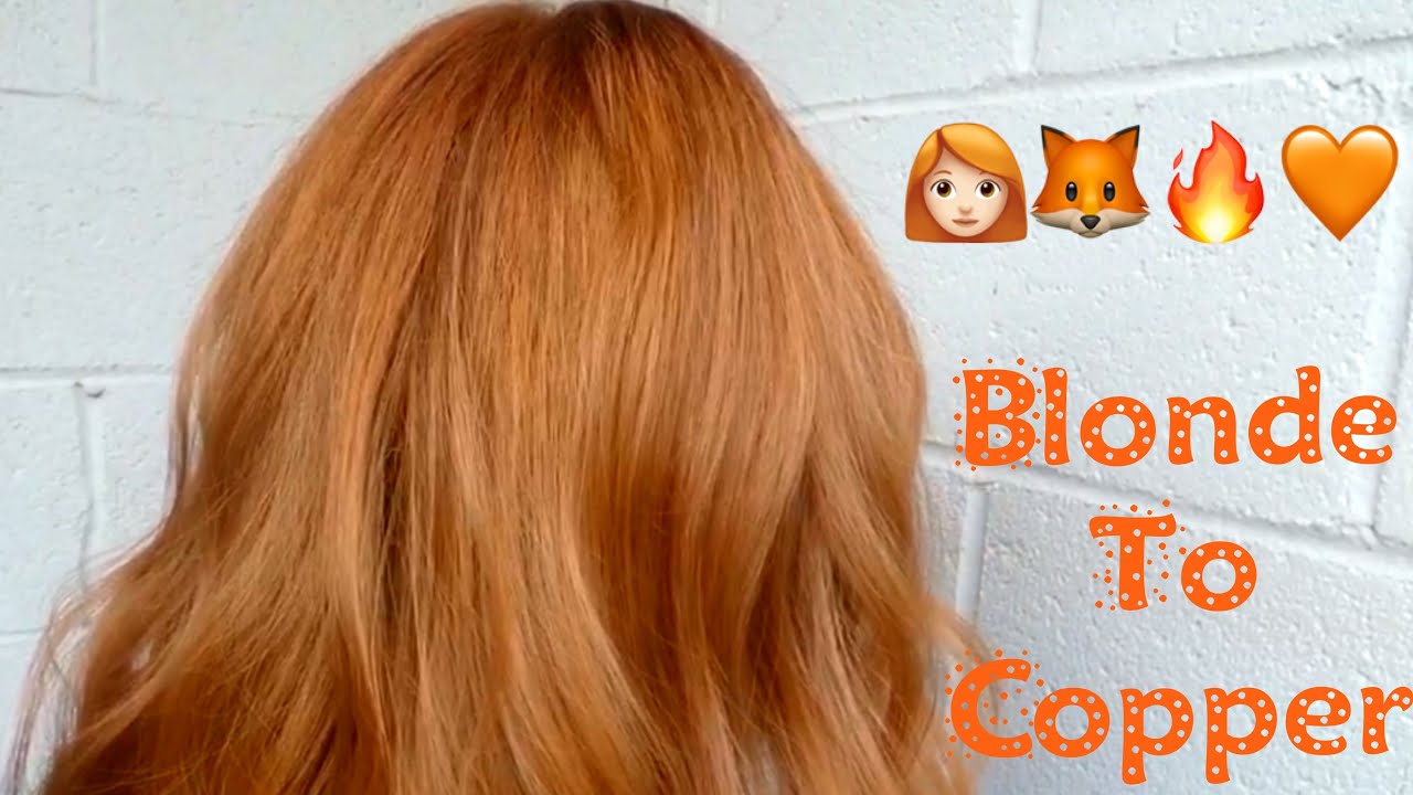 Blonde To Copper Red Hair