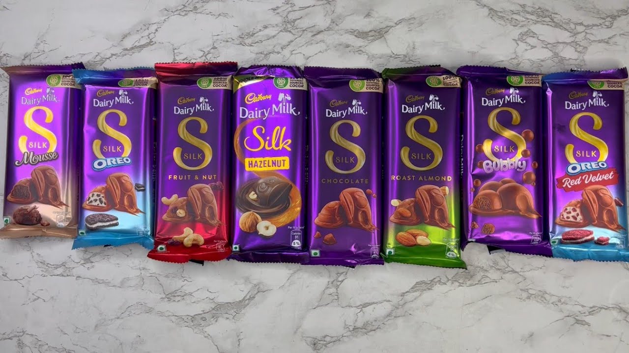 РАСПАКОВКА CADBURY DAIRY MILK SILK ВСЕ ВКУСЫ CADBURY DAIRY MILK SILK — КАКОЙ ЛУЧШИЙ?