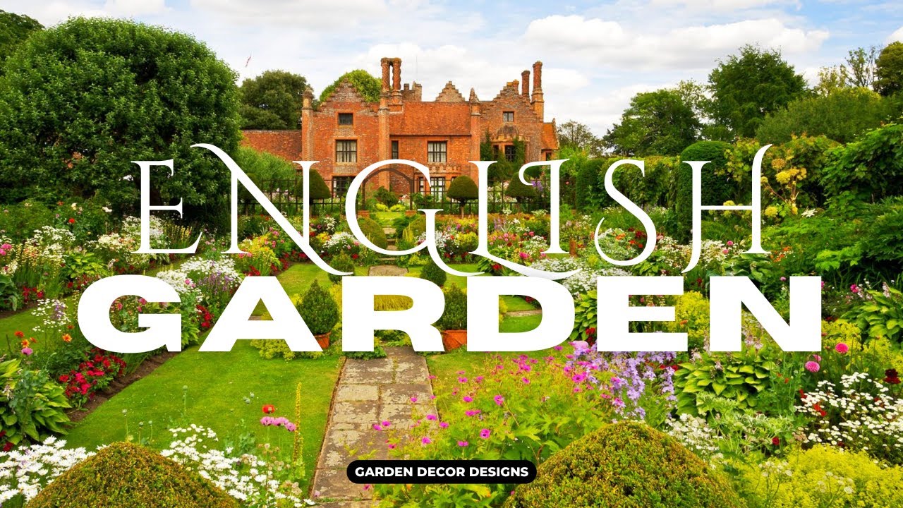 ENGLISH COTTAGE GARDEN DESIGN IDEAS | COUNTRY ROMANTIC GARDEN STYLE WITH WILDFLOWER LANDSCAPING