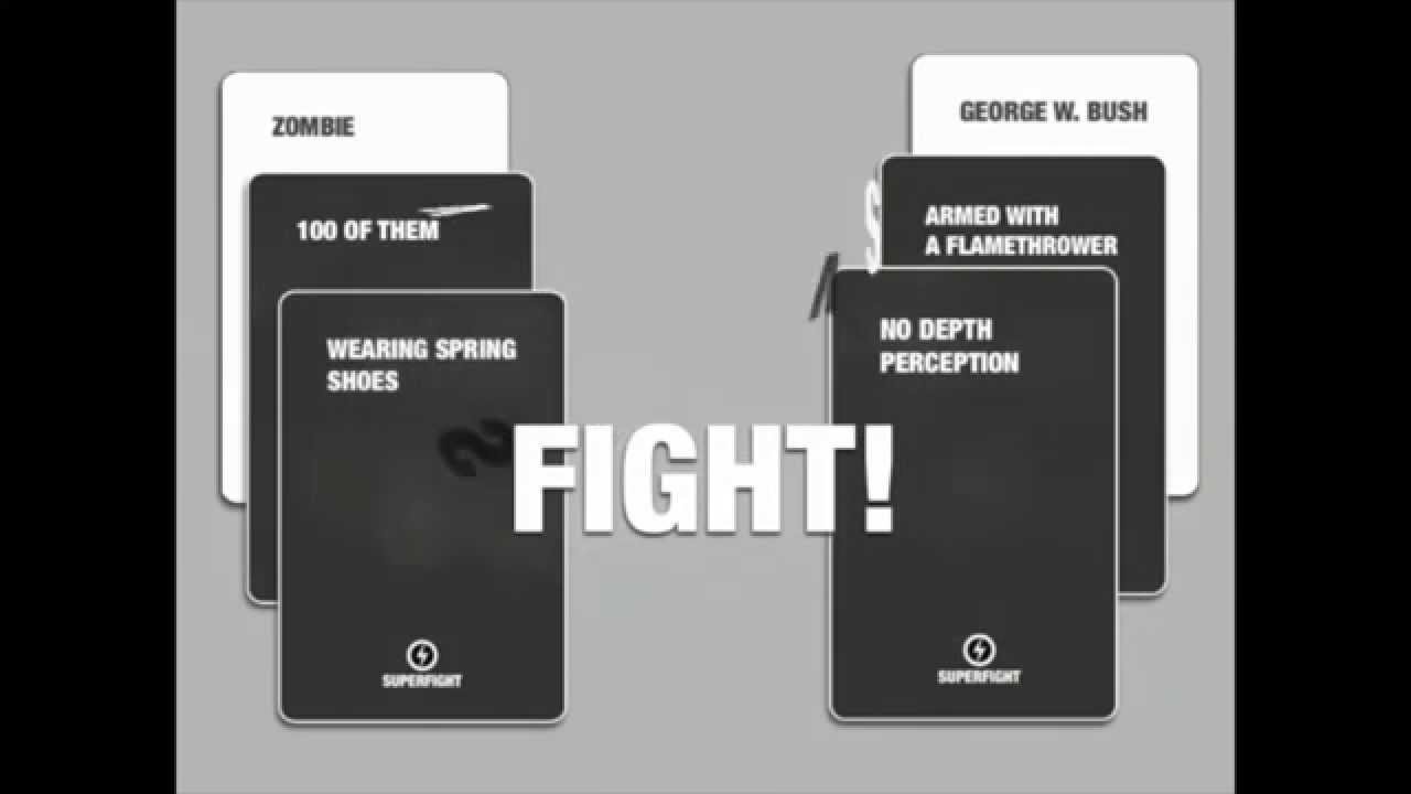 Superfight! Card Game from ThinkGeek