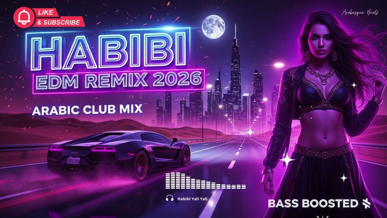 HABIBI EDM REMIX 2026 🔥 Arabic Club Mix | Bass Boosted Night Drive Party