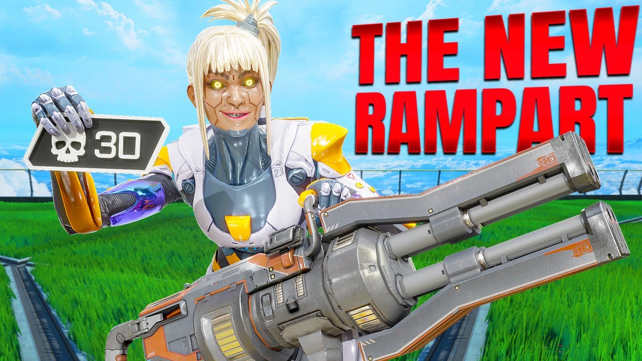 НОВЫЙ RAMPART ПОТРЯСАЮЩИЙ — ИГРА С 30 УБИЙСТВАМИ (Геймплей Apex Legends)