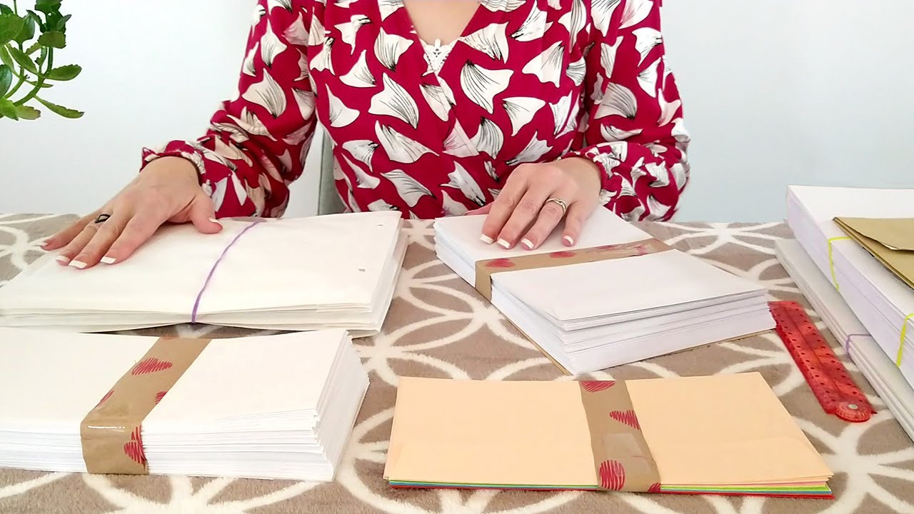ASMR Sorting Envelopes ✉ • No Talking