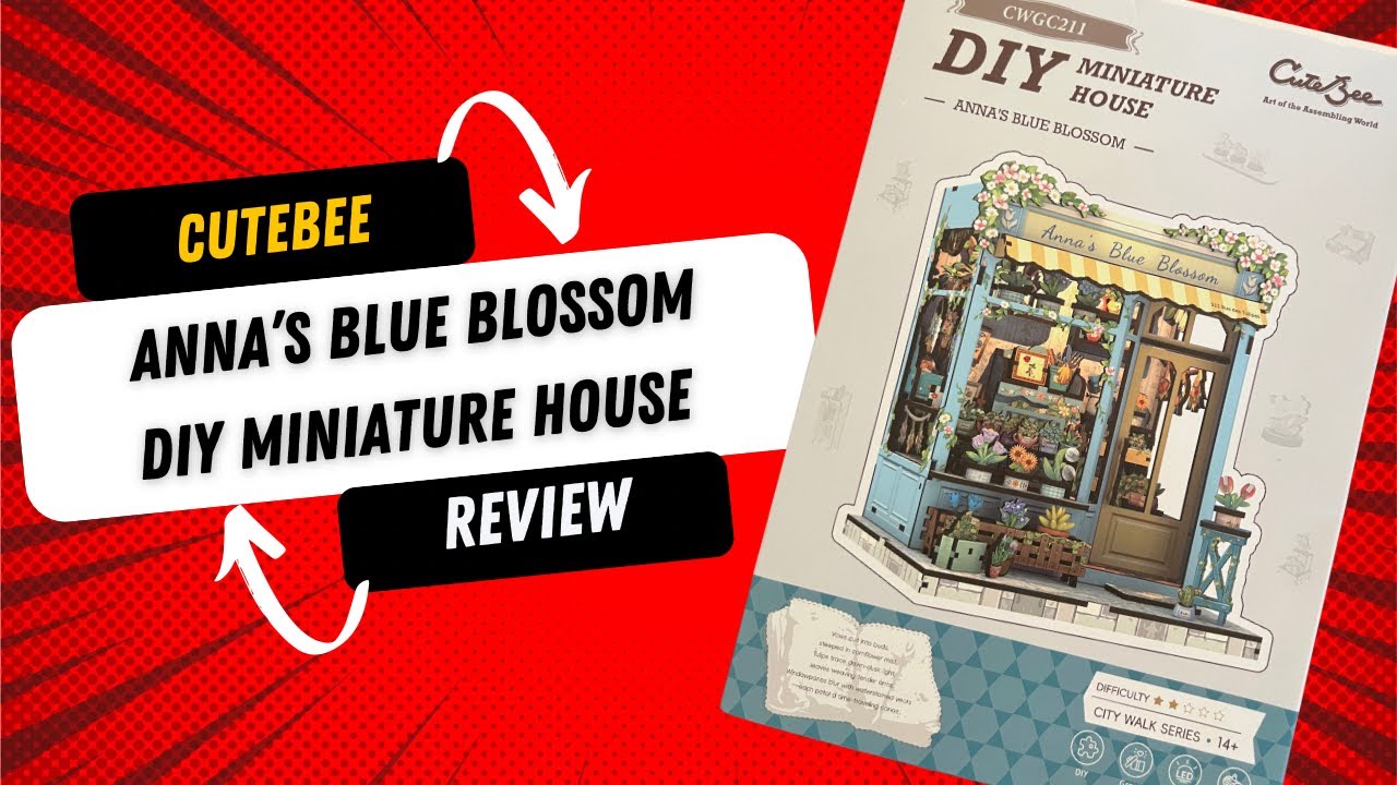 Cutebee Anna's Blue Blossom DIY Miniature House