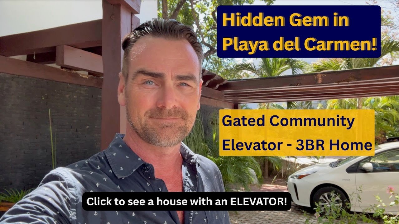 💎 This House Has an Elevator?! 🛗  Playa del Carmen - only $500,000