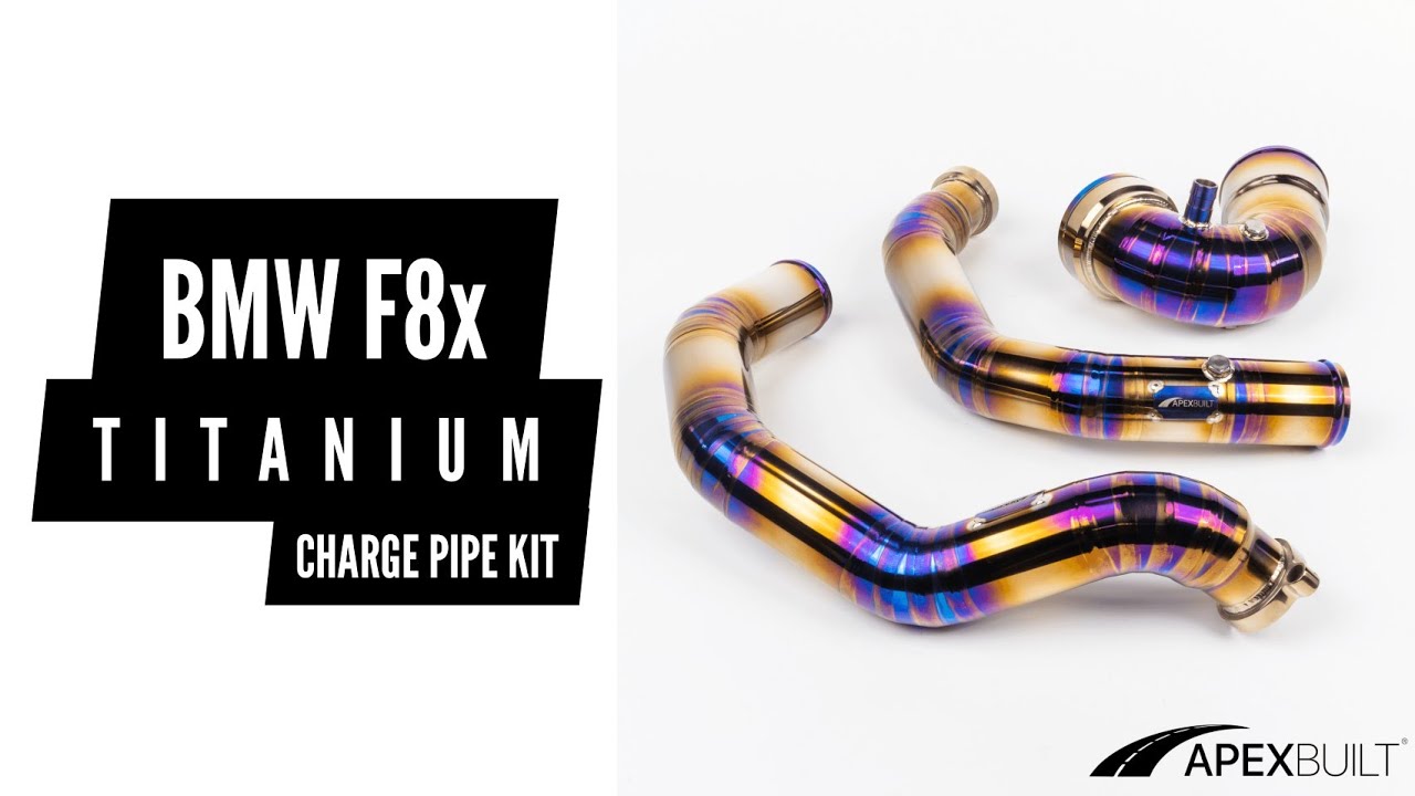 APEXBUILT Titanium Charge Pipe Kit For The BMW F8x