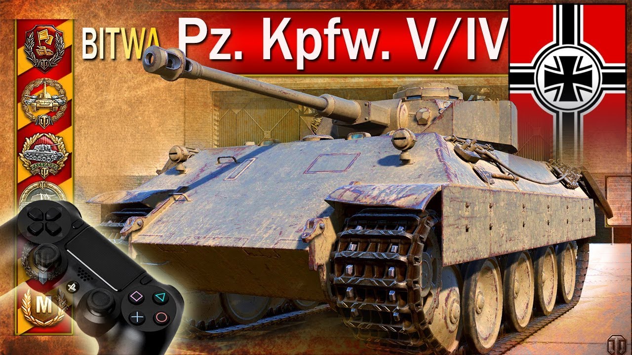 Pz. Kpfw. V/IV - rzadki czołg i medal Rosieni - World of Tanks