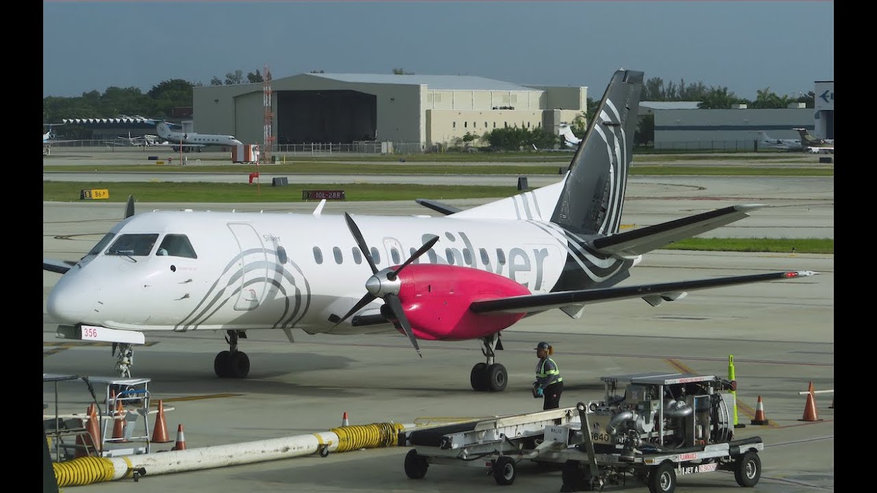 Silver Airways SAAB 340B | FLL-MCO [HD]