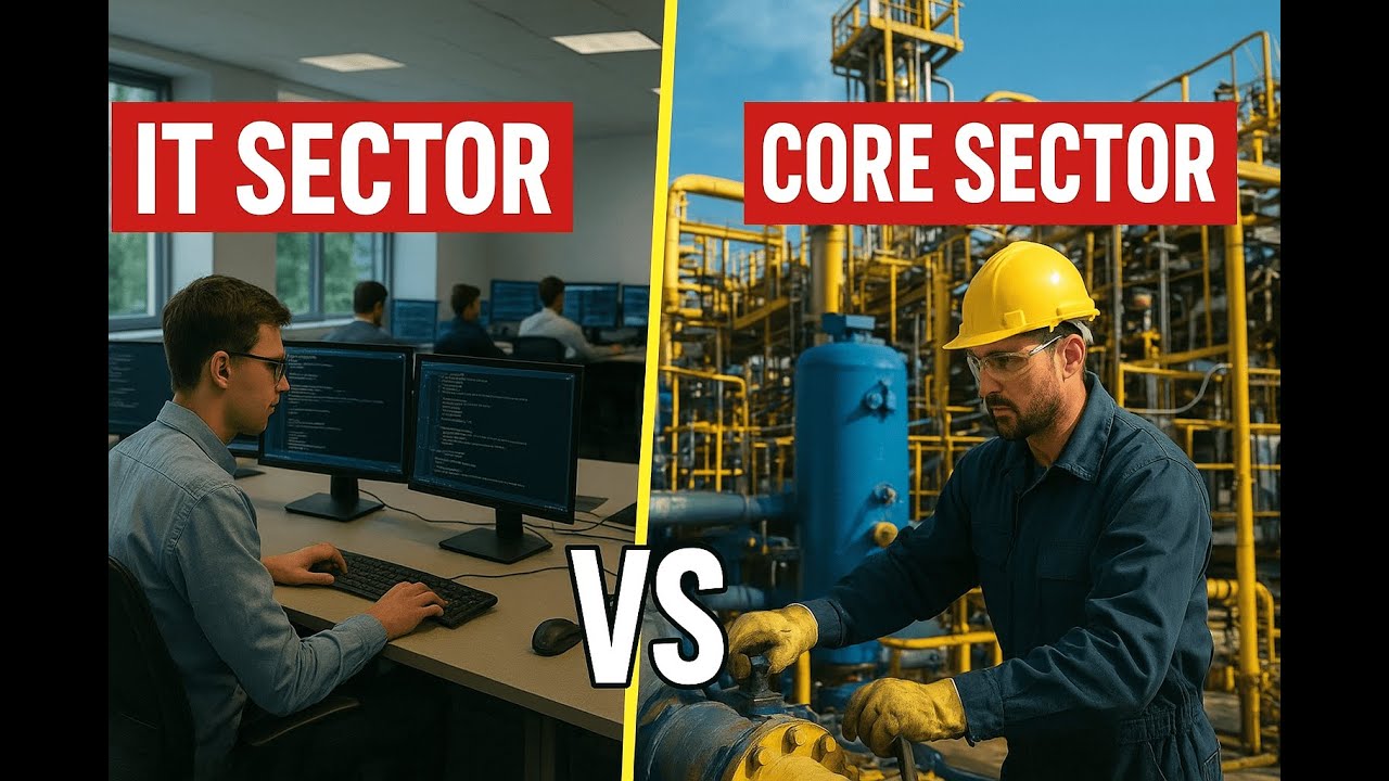 IT Sector Vs CORE Sector Which One Is BEST For Your Career| Job security? initial salary?