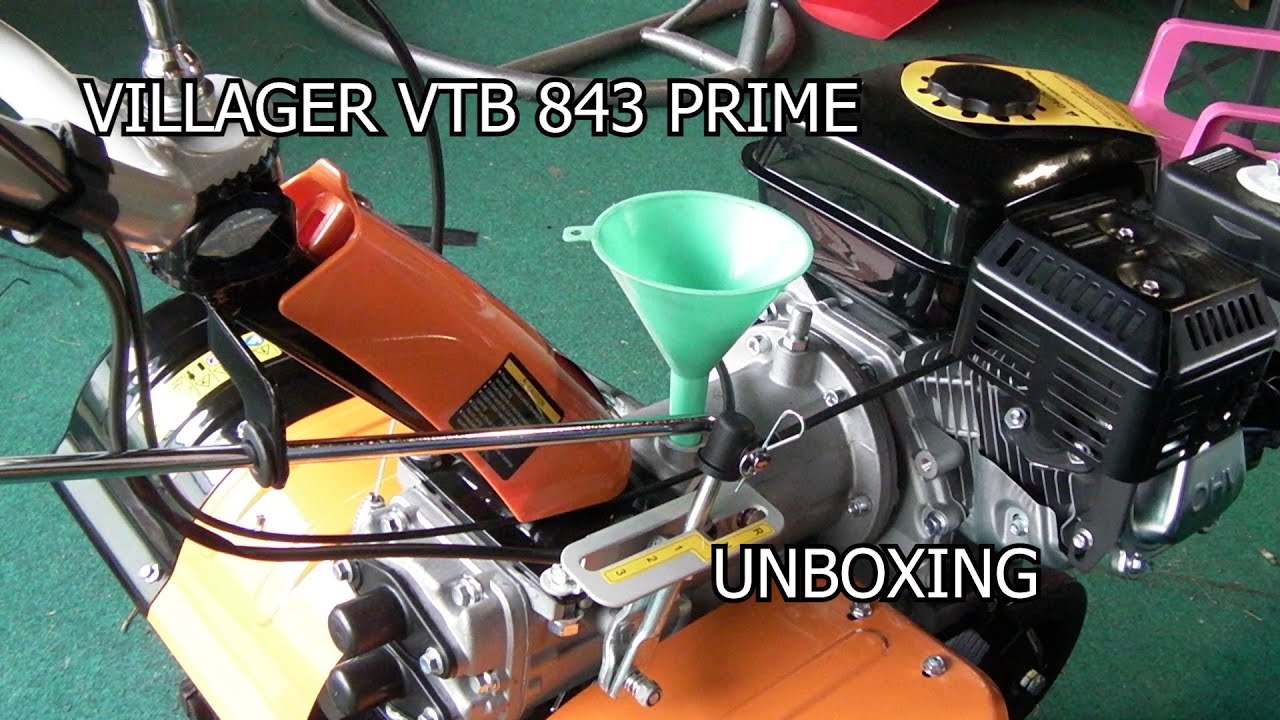 Villager VTB 843 Prime motokultivator - unboxing i sastavljanje