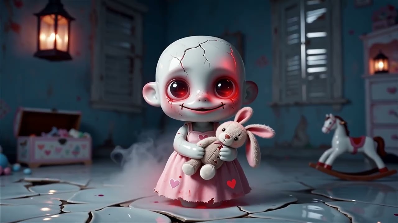 #cute #creepy #horror #doll #baby #girl #video