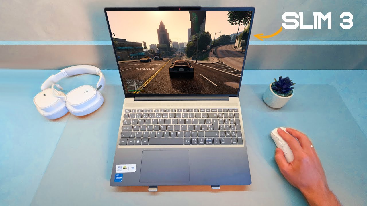 É GAMER? Jogando no Notebook Lenovo Slim 3 - POV
