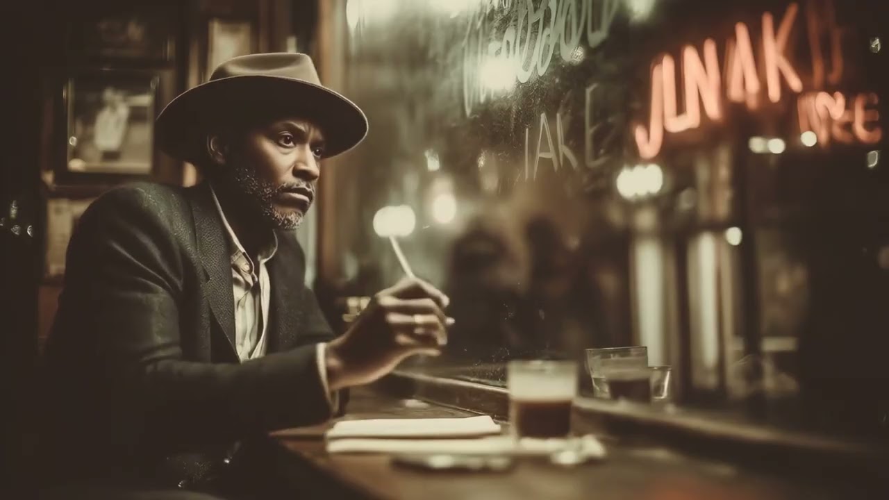 Rain-Soaked Reflections | 1950s Jazz Blues for Quiet Nights Alone