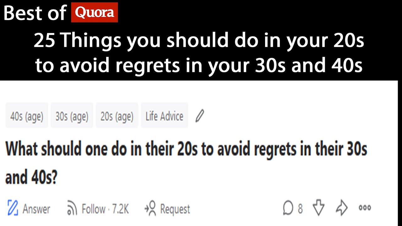 25 Things You Should Do In Your 20s | Life Advice