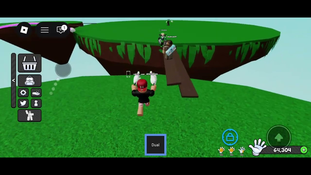 I GOT GODS HAND LETS GO #roblox 