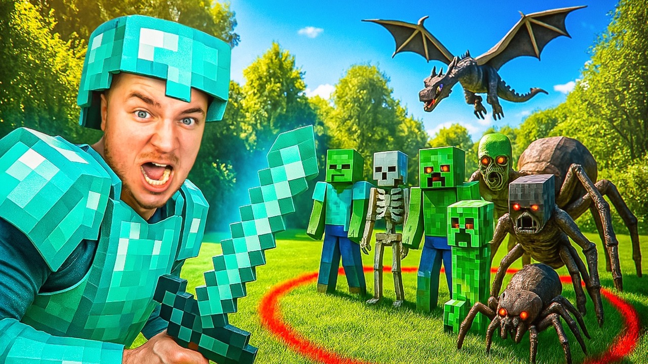 MINECRAFT BOX FORT BATTLE ROYALE! We DEFENDED the Castle with TNT!