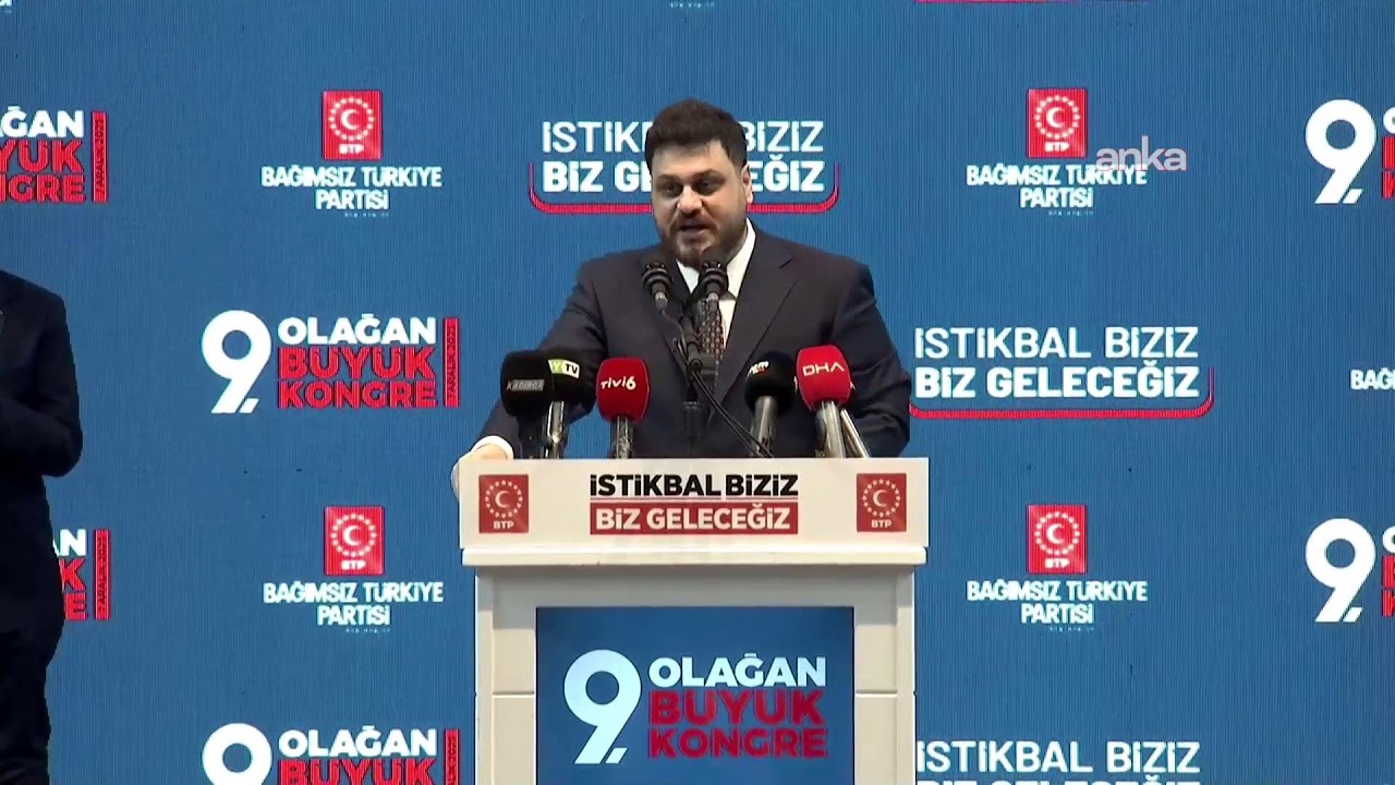 Bağımsız T&uuml;rkiye Partisi Genel Başkanı H&uuml;seyin Baş partisinin 9. Olağan B&uuml;y&uuml;k Kongresi'nde