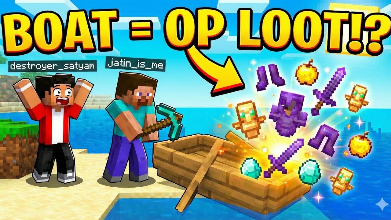 Minecraft, But Boats Are Overpowered...