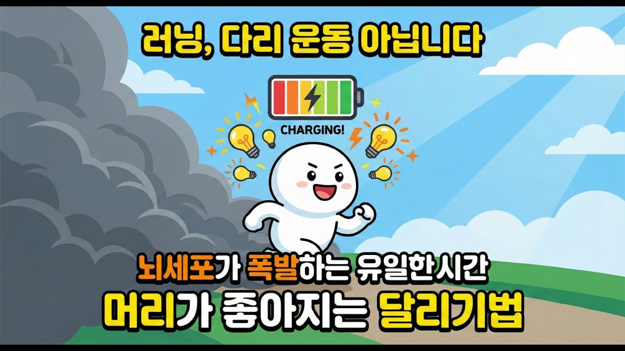 달리기는 다리가 아니라 '뇌'가 하는 겁니다 (머리가 좋아지는 뇌과학) 가장 부작용 없는 천연 우울증·ADHD 치료제, '존 2(Zone 2) 러닝'