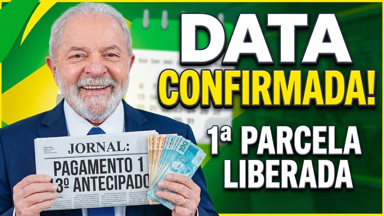 Saiu no jornal; ANTECIPAÇÃO 13 Salário do INSS para APOSENTADOS e PENSIONISTAS calendário Oficial