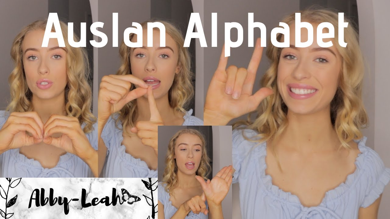 Auslan Alphabet || Australian Sign Language