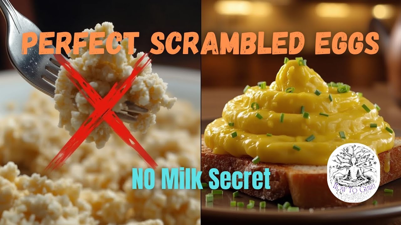How To Make The BEST Scrambled Eggs Of Your Life (The No Milk Secret!)