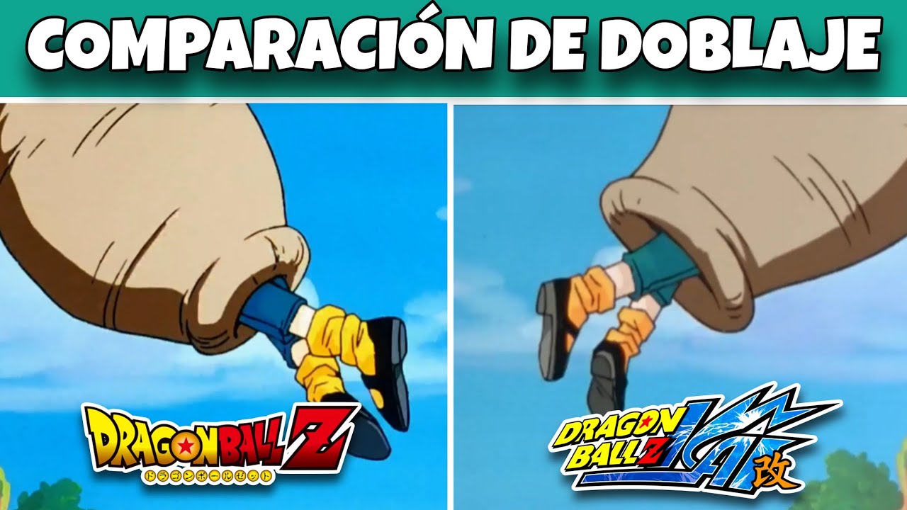 LA ABSORCIÓN DE 18 - Comparación de doblaje DBZ y DBZ Kai Castellano
