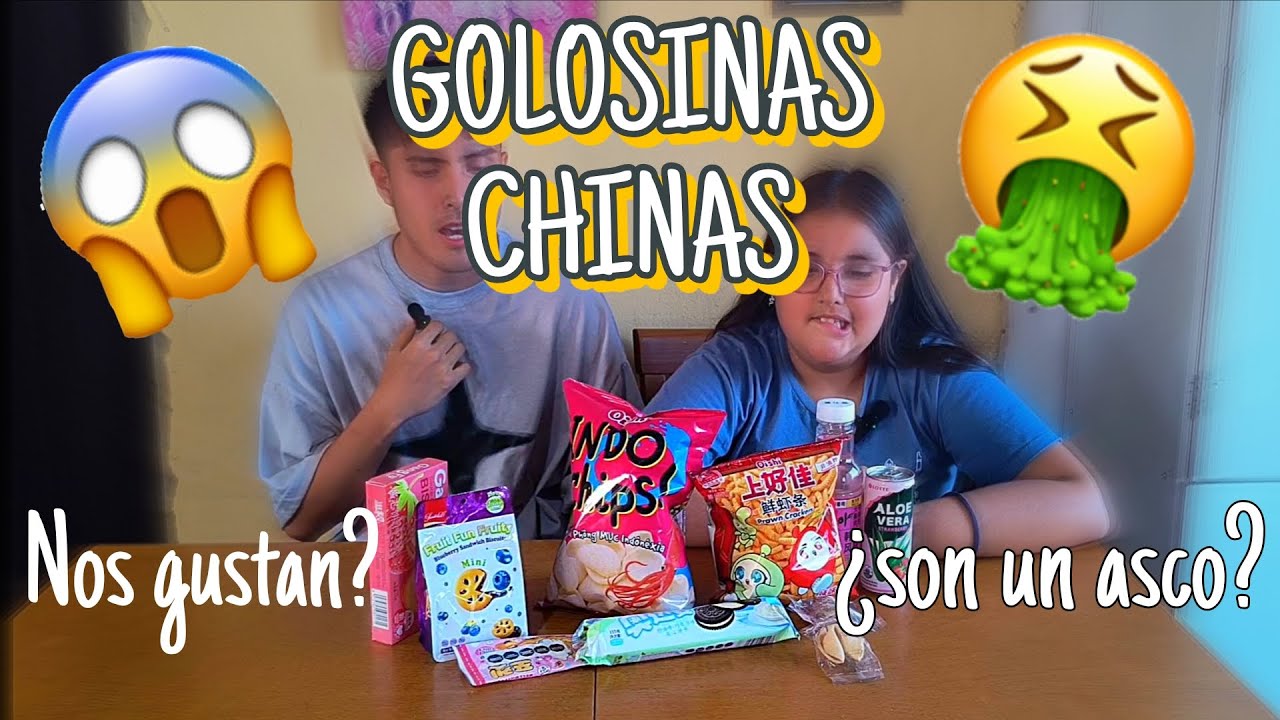 Probando Golosinas Chinas ¿Son ricas?  ¿Son horribles?