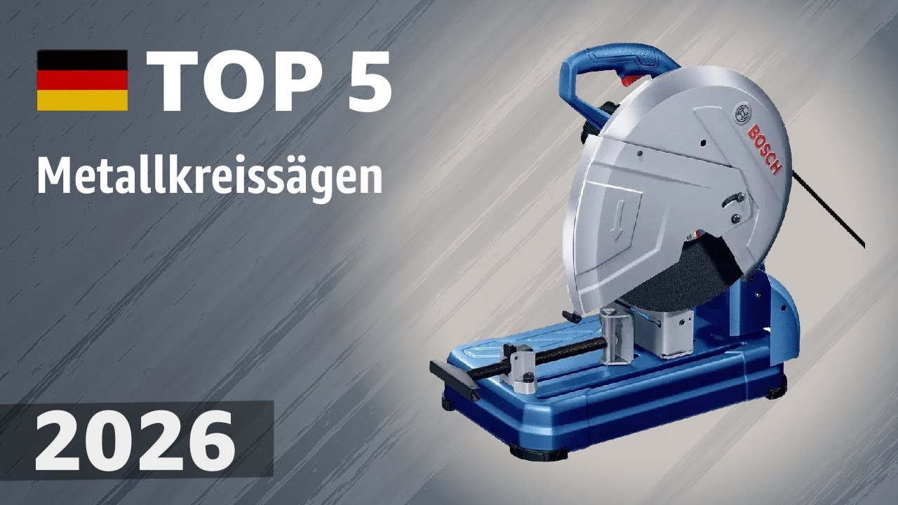 Metallkreissägen 2026: Top 5 für Werkstatt & Baustelle
