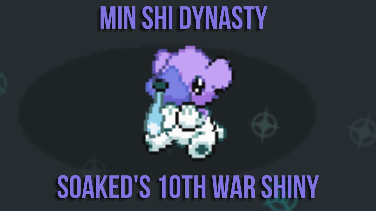 PokeMMO Shiny Wars 2026 - Min Shi Dynasty - 10th war shiny - Not the shiny I wanted!