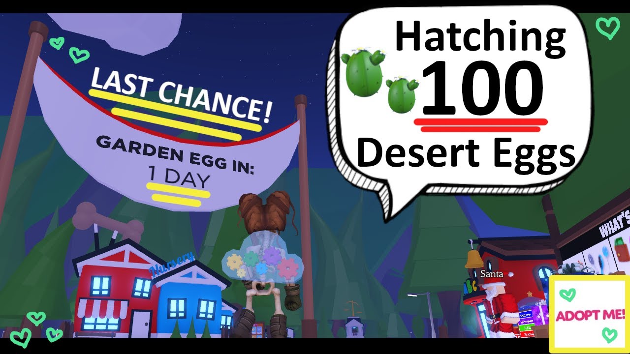 HATCHING 100 DESERT EGGS 🌵🥚⚠️LAST CHANCE - Adopt Me (Roblox) ♡