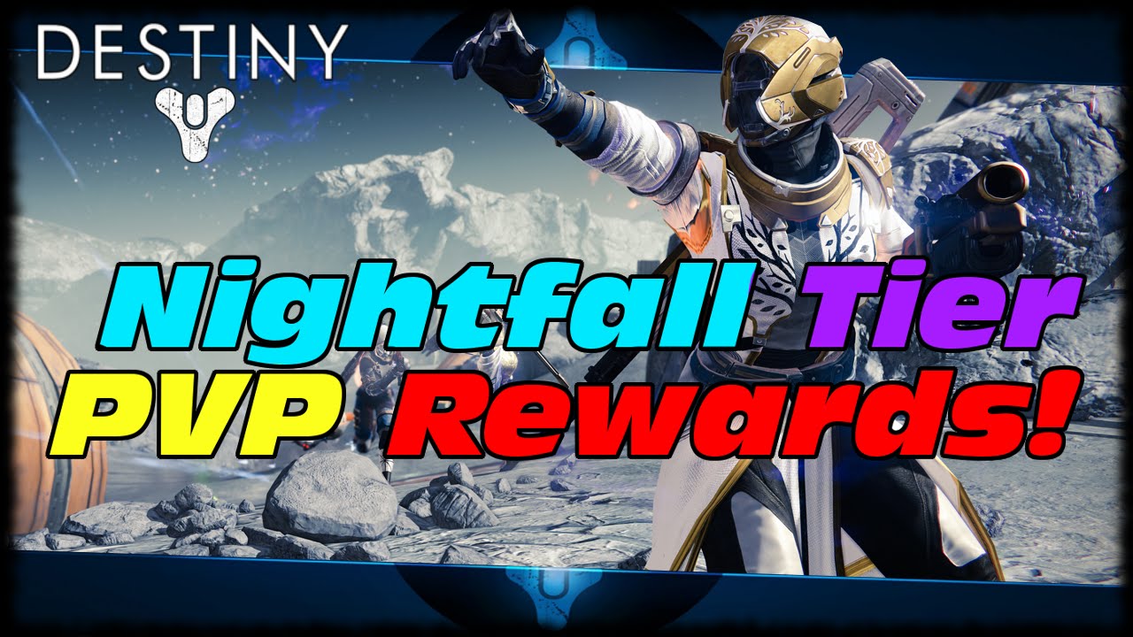 Nightfall Tier Rewards From Weekly Crucible PVP Bounties In Destiny The Taken King Expansion!