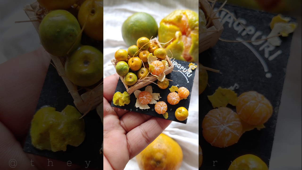 Nagpuri orange miniature #orange #miniature #food #foodshorts #artoftheday #fruits