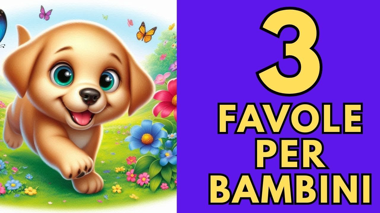 3 FAVOLE PER BAMBINI