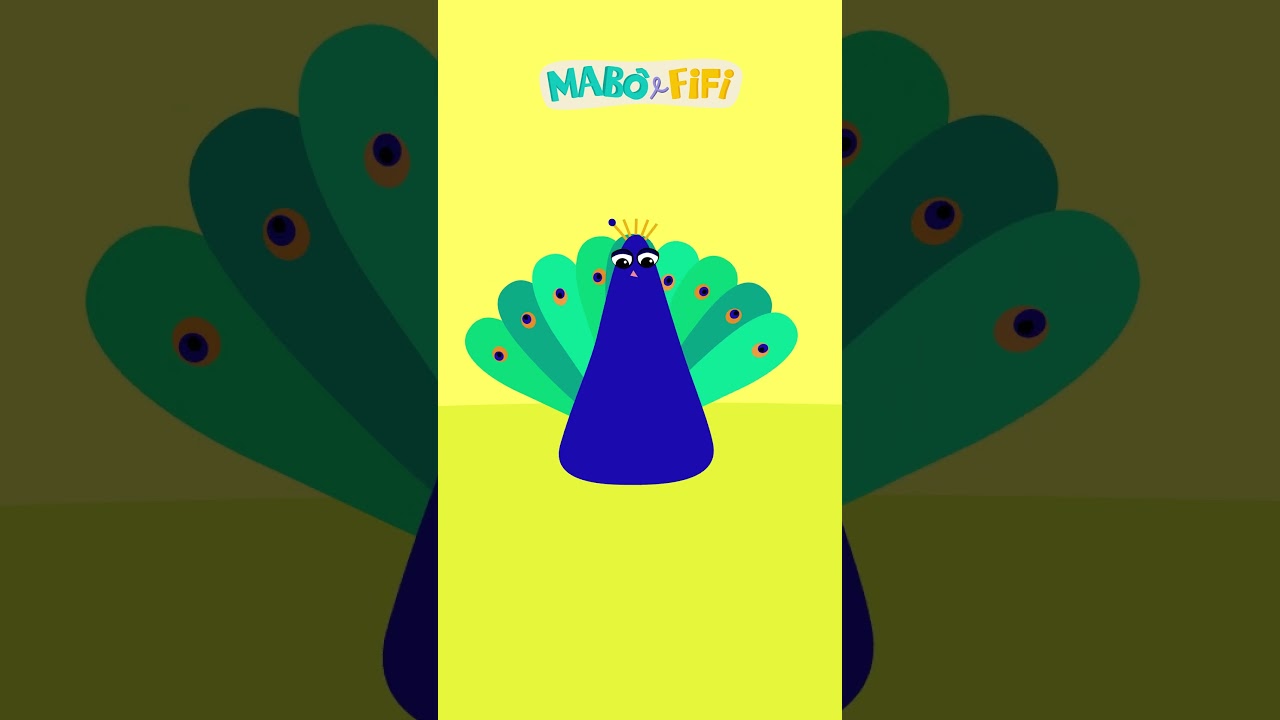 PAV&Atilde;O | S&eacute;rie Formas | @maboefifi  #desenhoinfantil