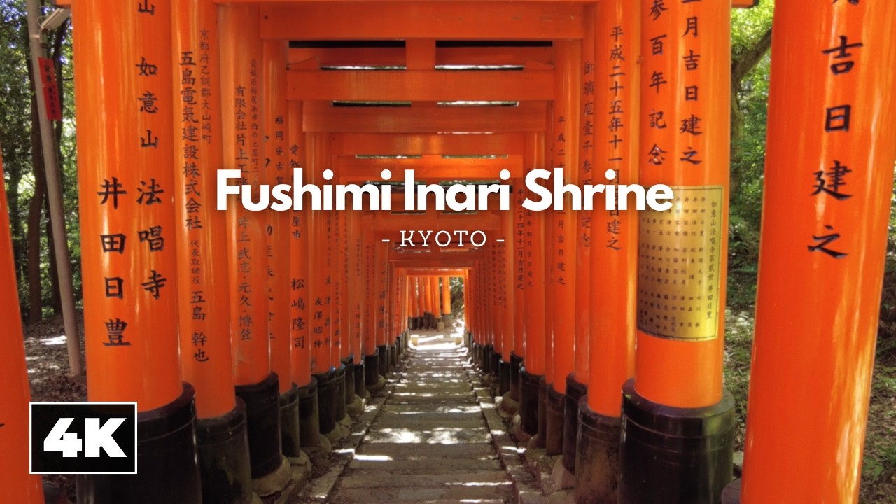 The Complete Fushimi Inari Shrine Hike || Kyoto, Japan [4K] Virtual Walking Tour