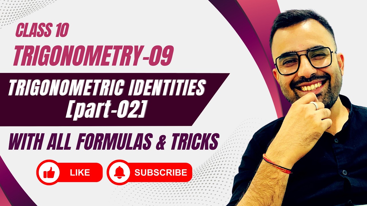 Class 10 CBSE Maths | Chapter 08 | Problem Based on Trigonometric Identities | PYQs | 2025-26