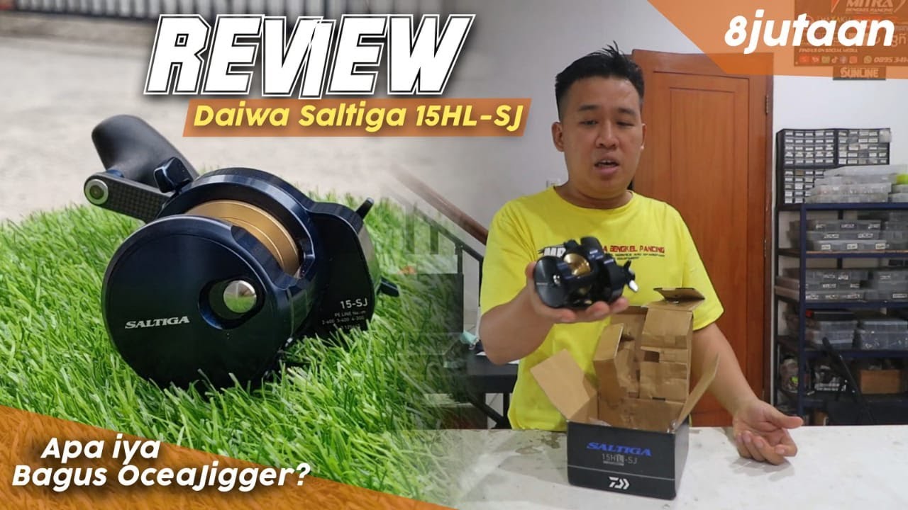 Saingan nya Ocea Jigger, gimana spek nya? | Review Daiwa Saltiga 15HL-SJ Overhead untuk Slow Jigging