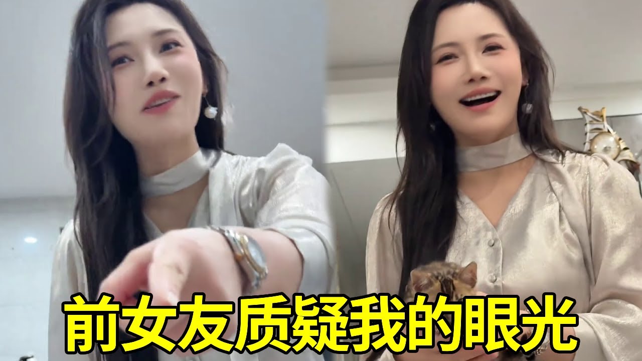 前女友新买的猫，我一看就是给我家猫找的媳妇，结果她还死不承认