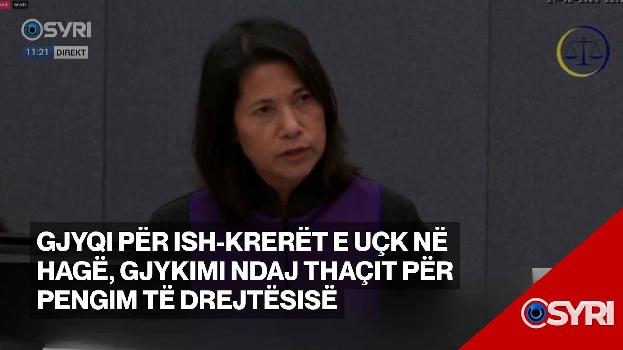 Gjyqi për ish-krerët e UÇK në Hagë