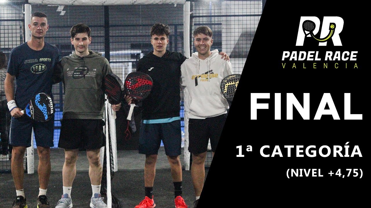 Final Torneo Padel Race 1ª Categoría 19/04/2025 Carlos Gimeno/C.Rebollo VS Lucas Orduña/Mengual