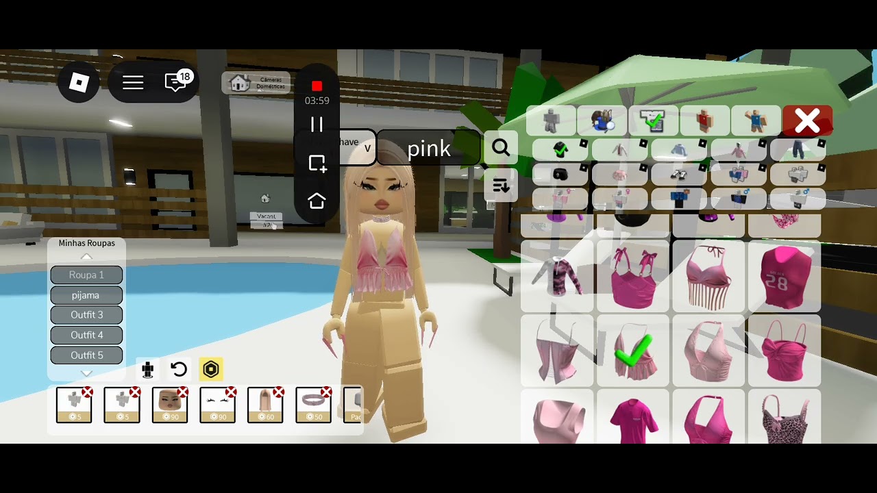 Eu fazendo uma skin de verão 😁🌅