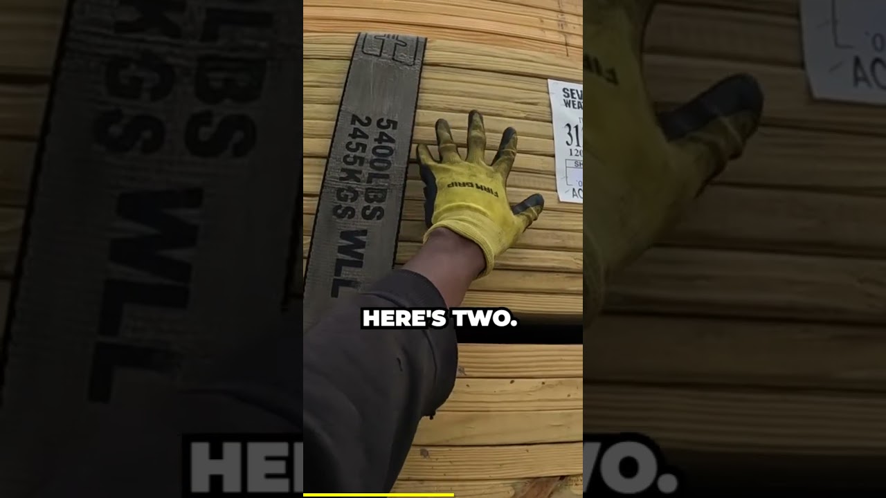 Efficient Load Securing Techniques  #truckdrivers #otrdriver