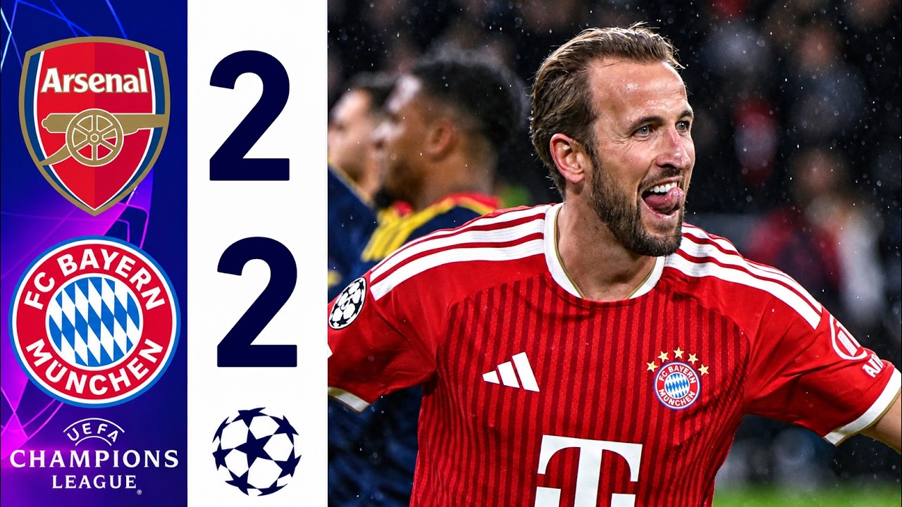 Arsenal vs Bayern Munich 2-2 Highlights | All Goals & Extended Highlights | Champions League 2026