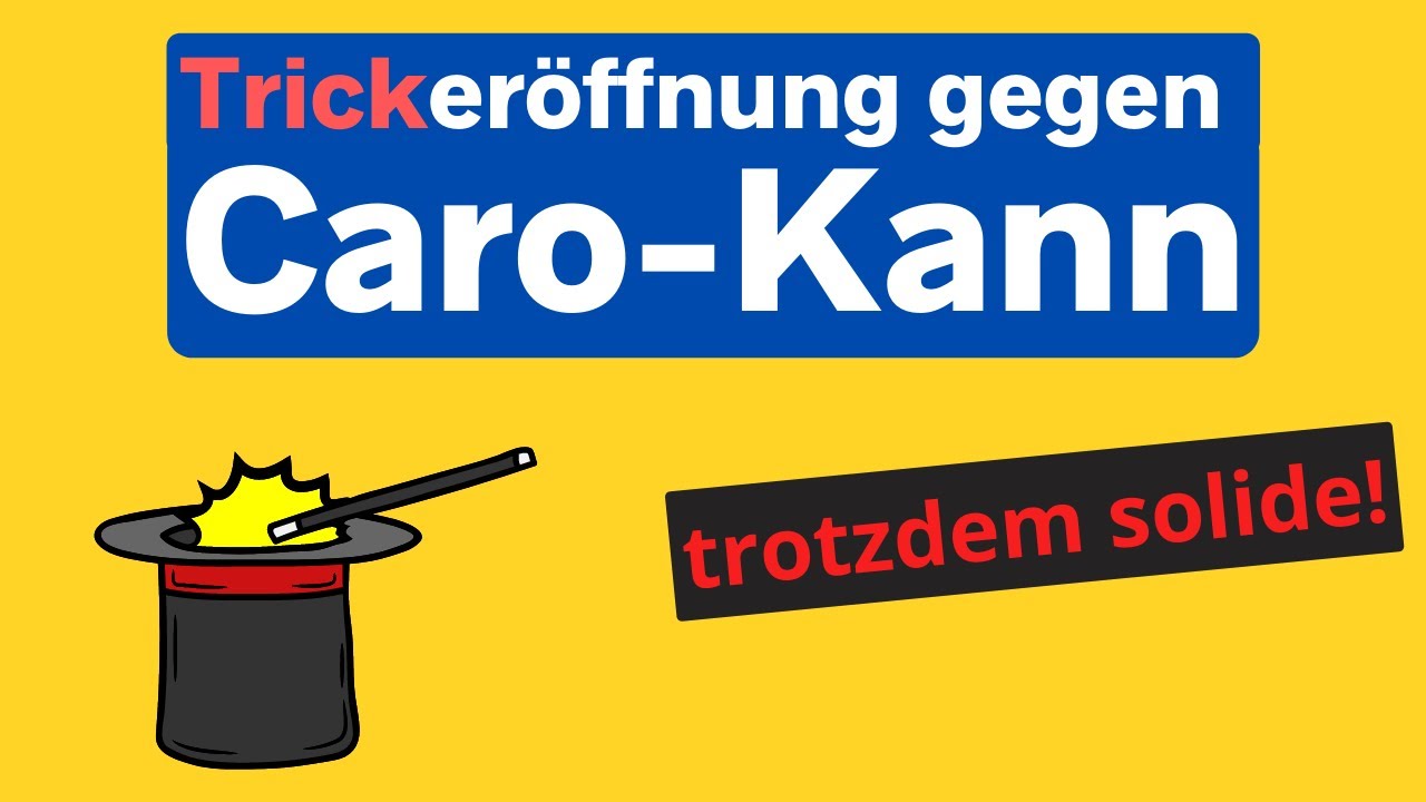 Caro-Kann Spieler hassen diesen Trick | Lerne wie ich denke