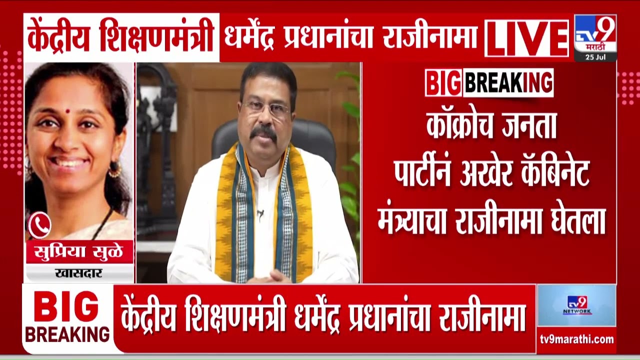 Supriya Sule On Pradha Resigantion | अखेर कॅबिनेट मंत्र्याचा राजीनामा घेतला सुळे काय म्हणाल्या?