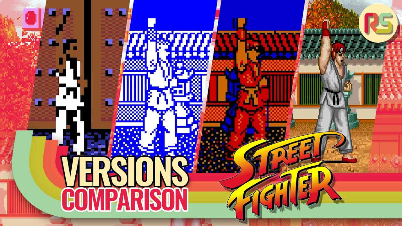 Street Fighter 🤛 Versions Comparison ▶ Evolution through its Ports