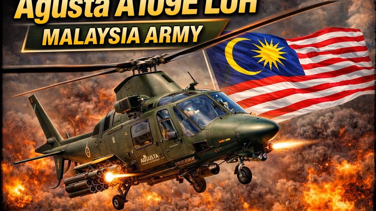 Finally Unveiled! Agusta A109E LUH Helikopter Tempur Ringan Malaysia & Havilland Vamire 🚁🔥