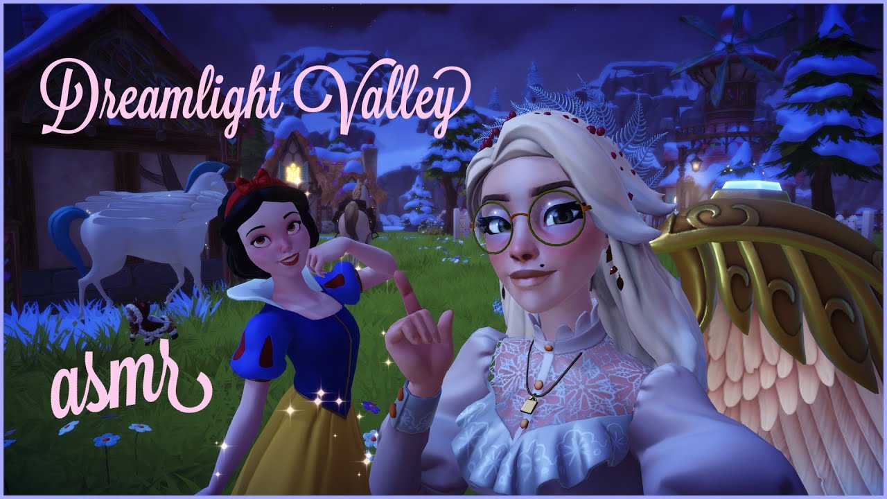 ✨ASMR play Dreamlight Valley with me 2! cozy questing, clicky whispers ✨