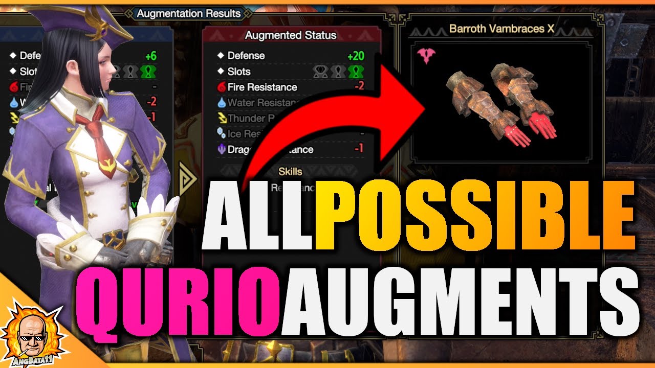 SUNBREAK EVERY POSSIBLE QURIO AUGMENT